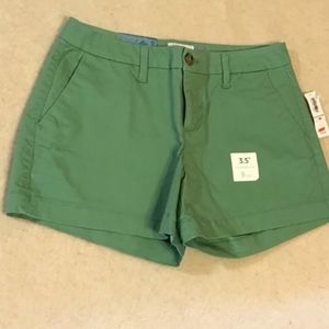 OLD NAVY WOMEN'S ARMY GREEN CARGO SHORT SZ 0